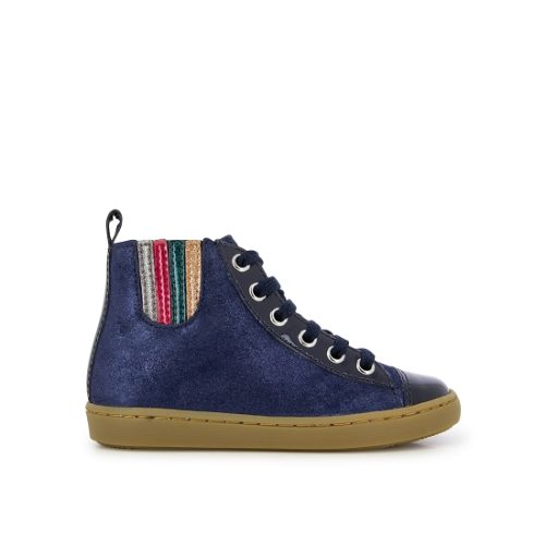 SHOOPOM / HIVER 2021 / PLAY JODLACE / AEGEAN/VERNIS + CAOUTCHOUC / NAVY/MULTI